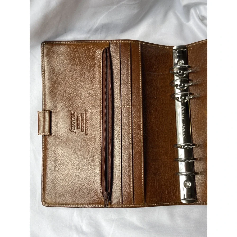 Filofax Malden Ochre A5 Leather Organizer Agenda Calendar Planner